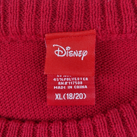Disney Mickey Mouse Women's Size XL Santa Christmas Sweater Holiday Winter - Picture 2 of 12